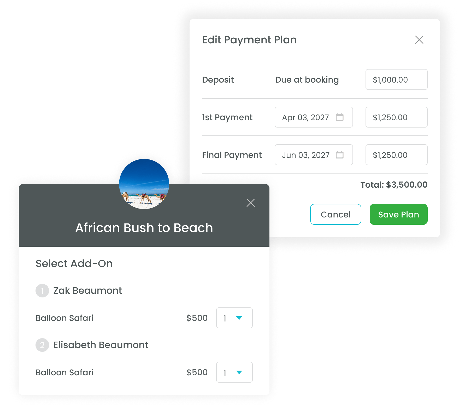 Booking and Trip Management